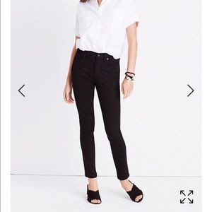 MADEWELL JEANS High rise skinny jeans in TALL